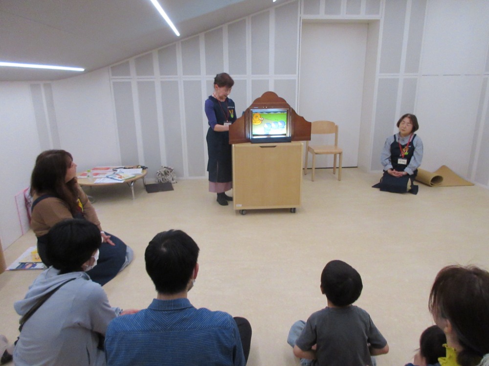 紙芝居の様子